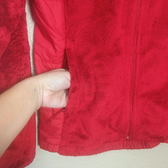 The North Face Tech-Osito full-zip fleece jacket, Rambutan Pink/Red women's sz S - Picture 8 of 10